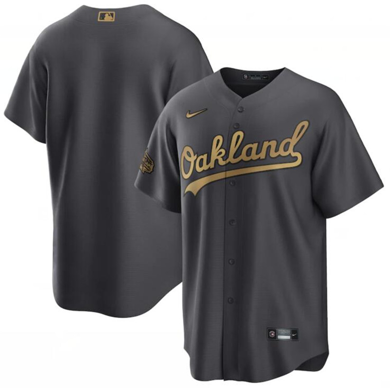 Athletics Blank Charcoal Nike 2022 MLB All Star Cool Base Jersey->san diego padres->MLB Jersey