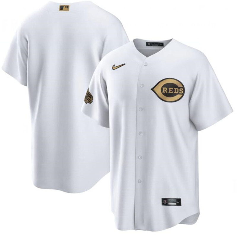 Reds Blank White Nike 2022 MLB All Star Cool Base Jersey->san diego padres->MLB Jersey