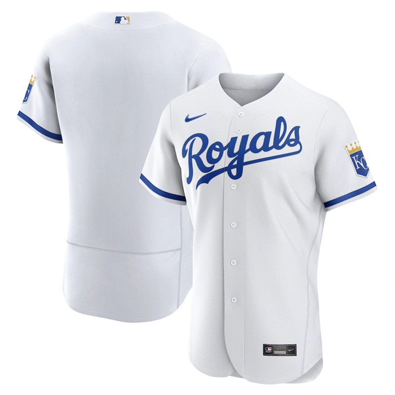 Royals Blank White Nike 2022 Alternate Flexbase Jersey->kansas city royals->MLB Jersey
