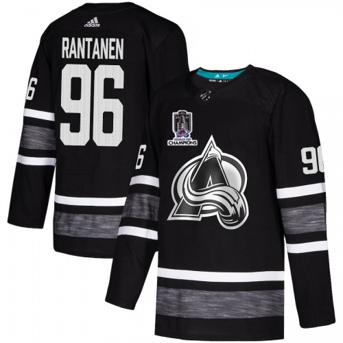 Adidas Colorado Avalanche #96 Mikko Rantanen Black 2022 Stanley Cup Champions Authentic All-Star Stitched NHL Jersey Men’s->colorado avalanche->NHL Jersey