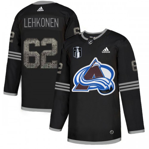 Adidas Colorado Avalanche #62 Artturi Lehkonen Black 2022 Stanley Cup Final Patch Authentic Classic Stitched NHL Jersey Men’s->youth nhl jersey->Youth Jersey