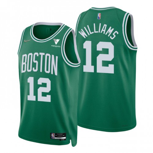 Nike Boston Celtics #12 Grant Williams Green Men’s 2021-22 NBA 75th Anniversary Diamond Swingman Jersey – Icon Edition Men’s->youth nba jersey->Youth Jersey