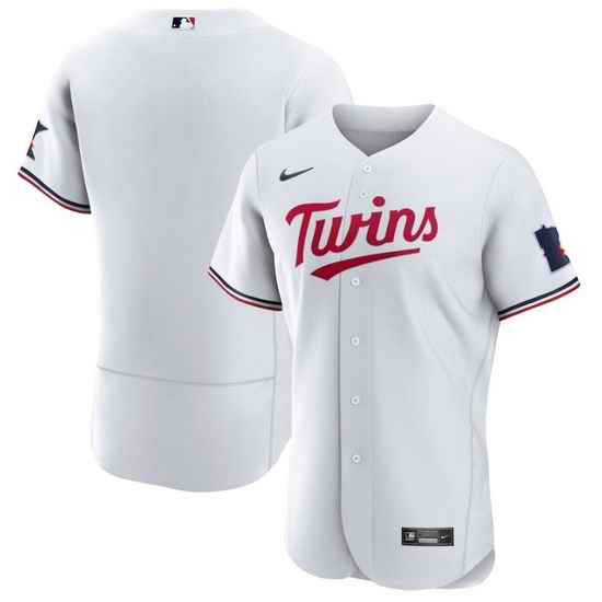 Men Minnesota Twins Blank White 2023 Home Team Flex Base Stitched Jersey->philadelphia phillies->MLB Jersey