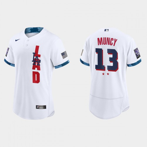 Los Angeles Los Angeles Dodgers #13 Max Muncy 2021 Mlb All Star Game Authentic White Jersey Men’s->women mlb jersey->Women Jersey