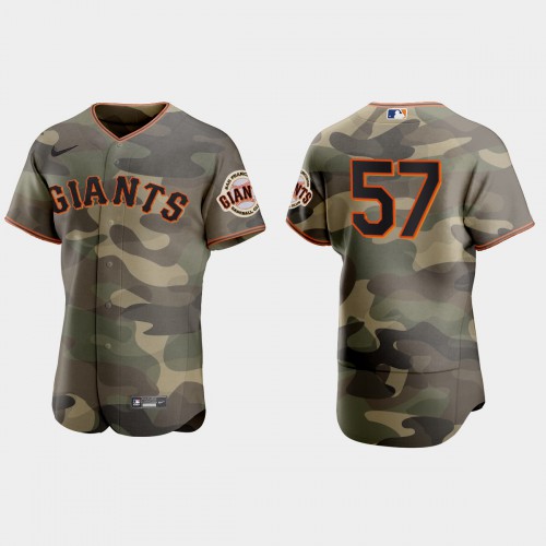 San Francisco San Francisco Giants #57 Alex Wood Men’s Nike 2021 Armed Forces Day Authentic MLB Jersey -Camo Men’s->youth mlb jersey->Youth Jersey