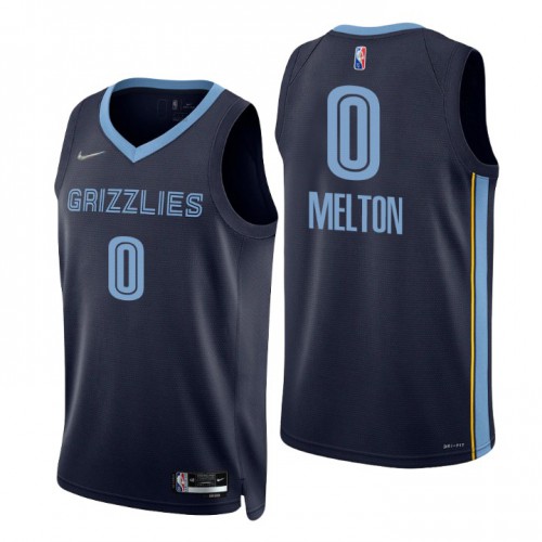 Nike Memphis Grizzlies #0 De Anthony Melton Navy Men’s 2021-22 NBA 75th Anniversary Diamond Swingman Jersey – Icon Edition Men’s->los angeles lakers->NBA Jersey