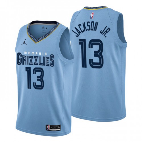 Nike Memphis Grizzlies #13 Jaren Jackson Jr. Men’s 2022-23 Statement Edition NBA Jersey – Blue Men’s->youth nba jersey->Youth Jersey