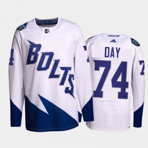 Adidas Tampa Bay Lightning #74 Sean Day Men’s 2022 Stadium Series Authentic NHL Jersey – White Men’s->tampa bay lightning->NHL Jersey