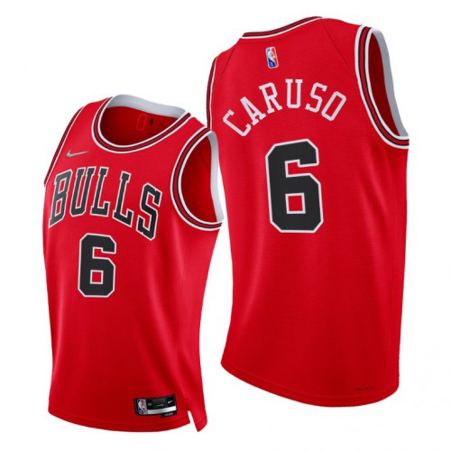 Nike Chicago Bulls #6 Alex Caruso Youth 2021-22 75th Diamond Anniversary NBA Jersey Red Youth->women nba jersey->Women Jersey