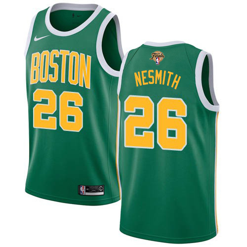 Nike Boston Celtics #26 Aaron Nesmith Green Youth 2022 NBA Finals Swingman Earned Edition Jersey Youth->boston celtics->NBA Jersey