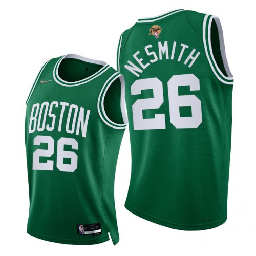 Nike Boston Celtics #26 Aaron Nesmith Green Youth 2022 NBA Finals Diamond Anniversary Jersey Youth->women nba jersey->Women Jersey