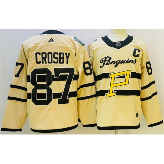 Men Pittsburgh Penguins 87 Sidney Crosby White 2022 #23 Reverse Retro Stitched NHL Jersey->vancouver canucks->NHL Jersey