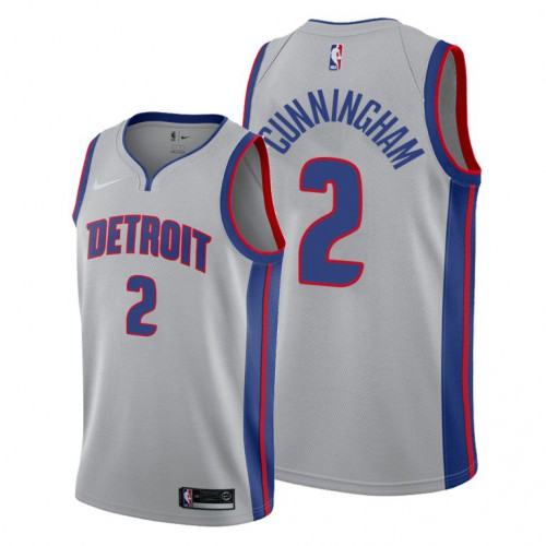Detroit Detroit Pistons #2 Cade Cunningham Gray Jersey 2021 NB.1 Men’s->youth nba jersey->Youth Jersey