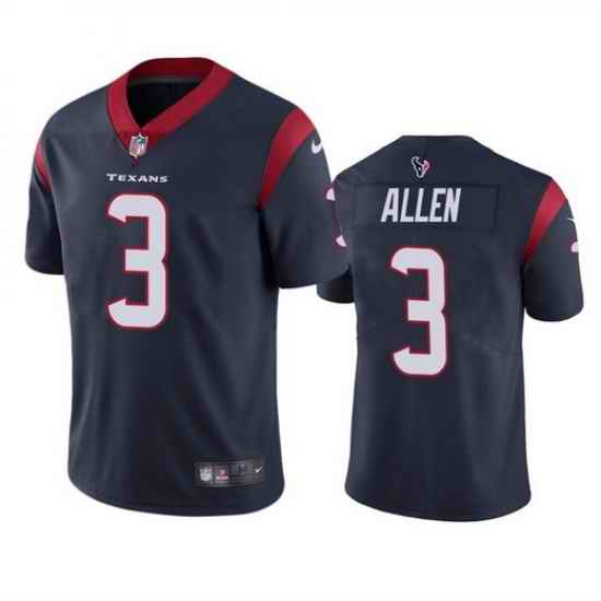 Men Houston Texans #3 Kyle Allen Navy Vapor Untouchable Limited Stitched Jersey->green bay packers->NFL Jersey