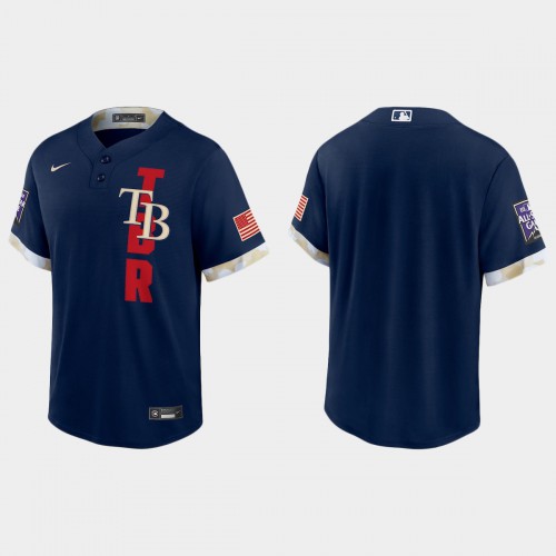 Tampa Bay Tampa Bay Rays 2021 Mlb All Star Game Fan’s Version Navy Jersey Men’s->tennessee titans->NFL Jersey