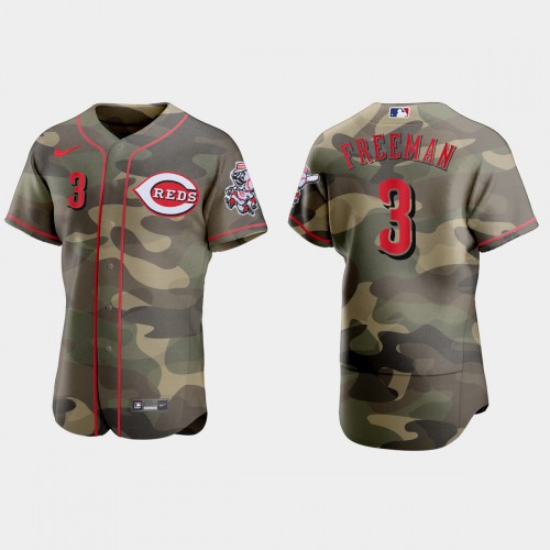Cincinnati Cincinnati Reds #3 Mike Freeman Men’s Nike 2021 Armed Forces Day Authentic MLB Jersey -Camo Men’s->cincinnati reds->MLB Jersey
