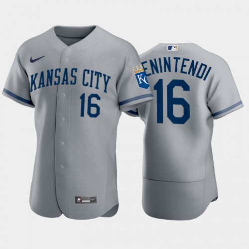 Kansas City Kansas City Royals #16 Andrew Benintendi Men’s Nike 2022 Authentic Gray Jersey Men’s->kansas city royals->MLB Jersey