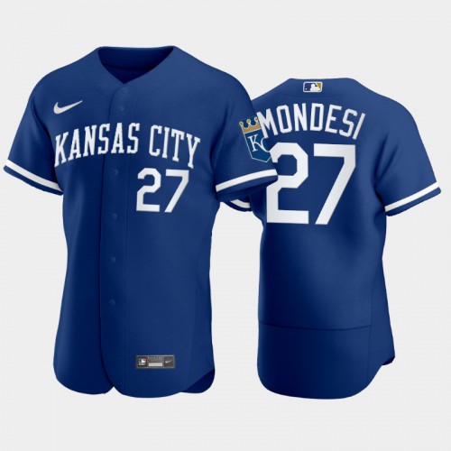 Kansas City Kansas City Royals #27 Adalberto Mondesi Men’s Nike Authentic 2022 Royal Blue Jersey Men’s->youth nba jersey->Youth Jersey