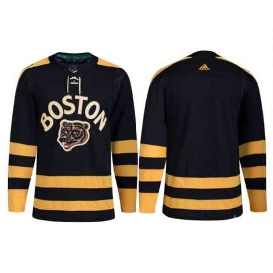 Men Boston Bruins Blank Black Classic Primegreen Stitched Jersey->buffalo sabres->NHL Jersey