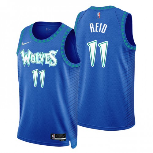 Minnesota Minnesota Timberwolves #11 Naz Reid Men’s Nike Royal 2021/22 Swingman NBA Jersey – City Edition Men’s->minnesota timberwolves->NBA Jersey