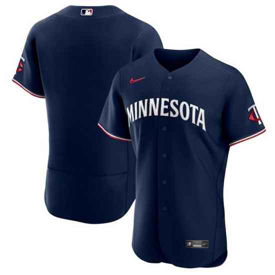 Men Minnesota Twins Blank Navy 2023 Flex Base Stitched Jersey->houston astros->MLB Jersey