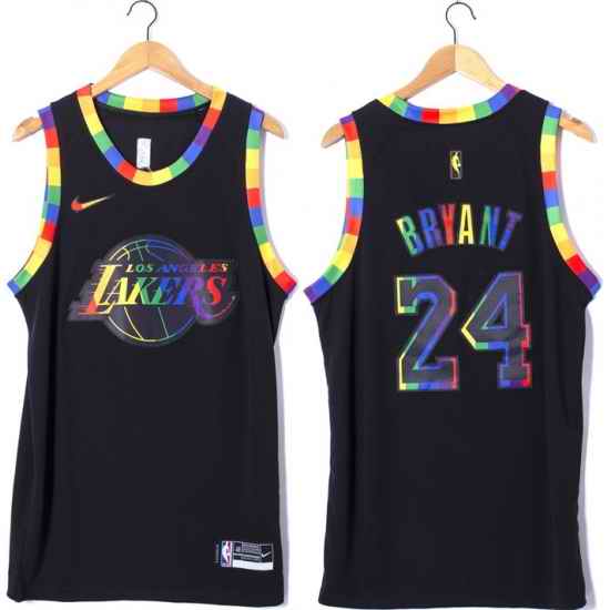 Men Los Angeles Lakers #24 Kobe Bryant Black Stitched Basketball Jersey->memphis grizzlies->NBA Jersey