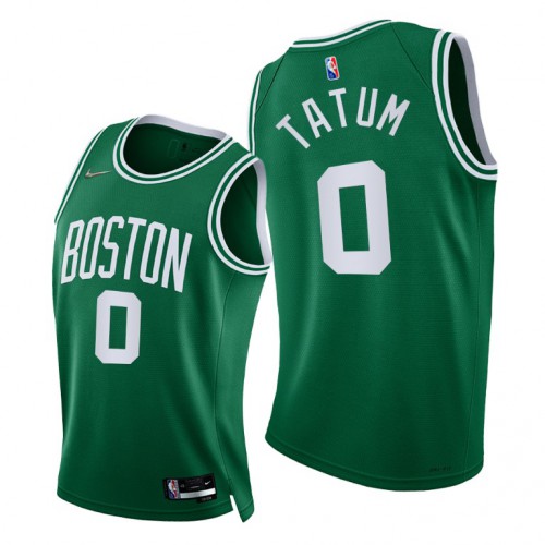 Nike Boston Celtics #0 Jayson Tatum Women’s 2021-22 75th Diamond Anniversary NBA Jersey Green Womens->youth nba jersey->Youth Jersey