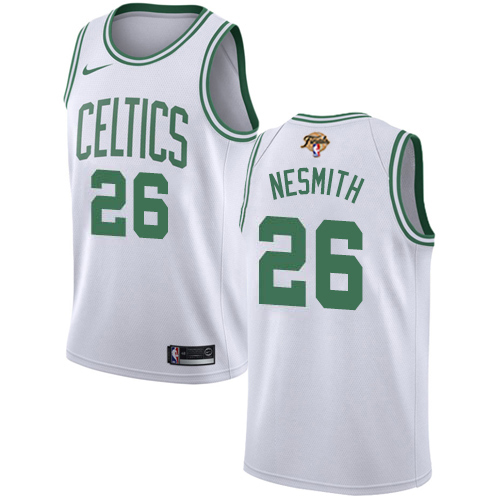 Nike Boston Celtics #26 Aaron Nesmith White Women’s 2022 NBA Finals Swingman Association Edition Jersey Womens->boston celtics->NBA Jersey