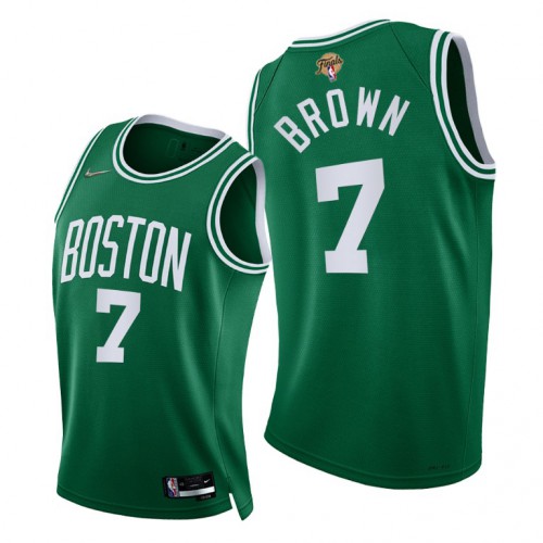 Nike Boston Celtics #7 Jaylen Brown Green Women’s 2022 NBA Finals Diamond Anniversary Jersey Womens->youth nba jersey->Youth Jersey