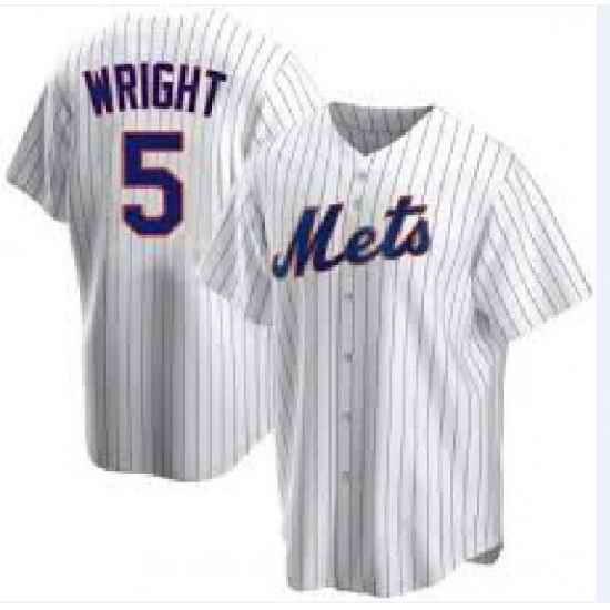 Mens Nike New York Mets #5 David Wright Replica White Home Cool Base MLB Jersey->new york yankees->MLB Jersey
