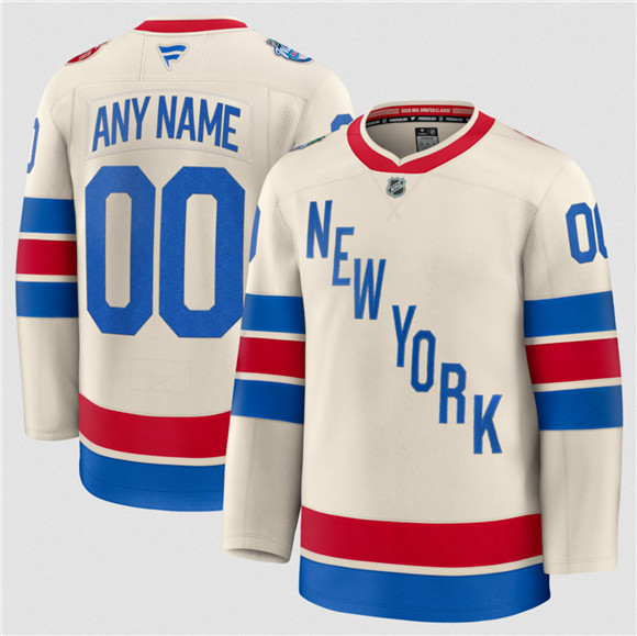 Mens New York Rangers Active Player Custom Cream 2026 Winter Classic Stitched Hockey Jersey Mens New York Rangers Active Player Custom Cream 2026 Winter Classic Stitched Hockey Jersey