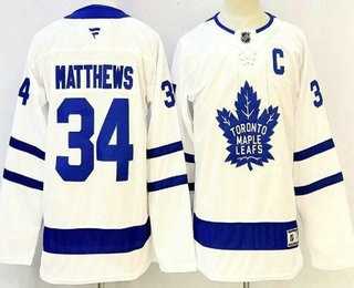 Youth Toronto Maple Leafs #34 Auston Matthews White Authentic Jersey Youth Toronto Maple Leafs #34 Auston Matthews White Authentic Jersey