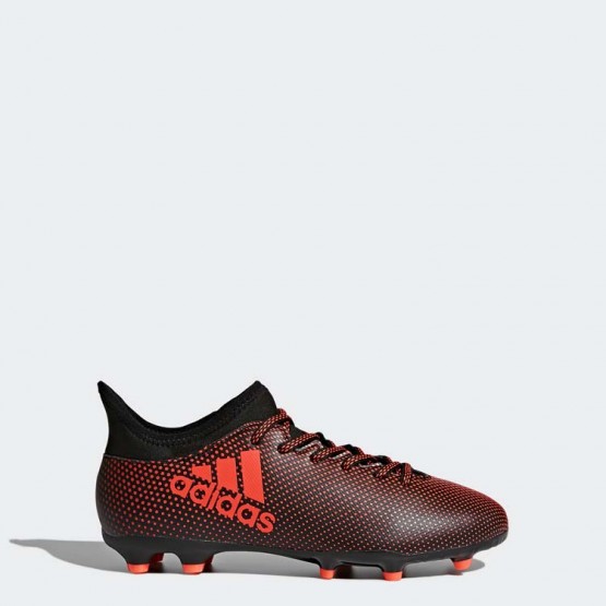Kids Core Black/Infrared/Warning Adidas X 17.3 Firm Ground Cleats Soccer Cleats 974UDOQK->Adidas Kids->Sneakers